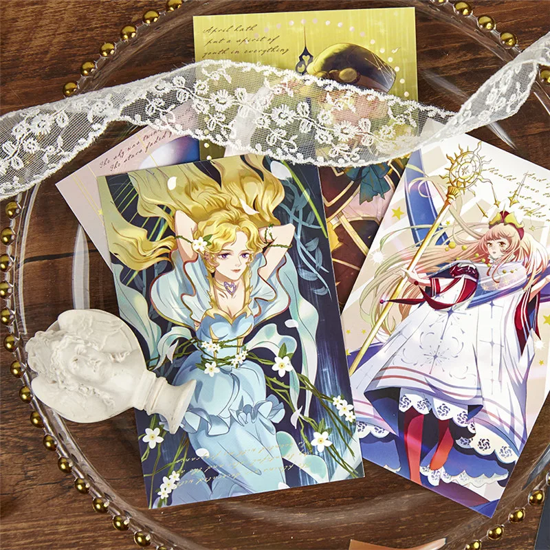 30 шт./компл. бумажная открытка из серии Galaxy Stardust сделай сам аниме-персонажи