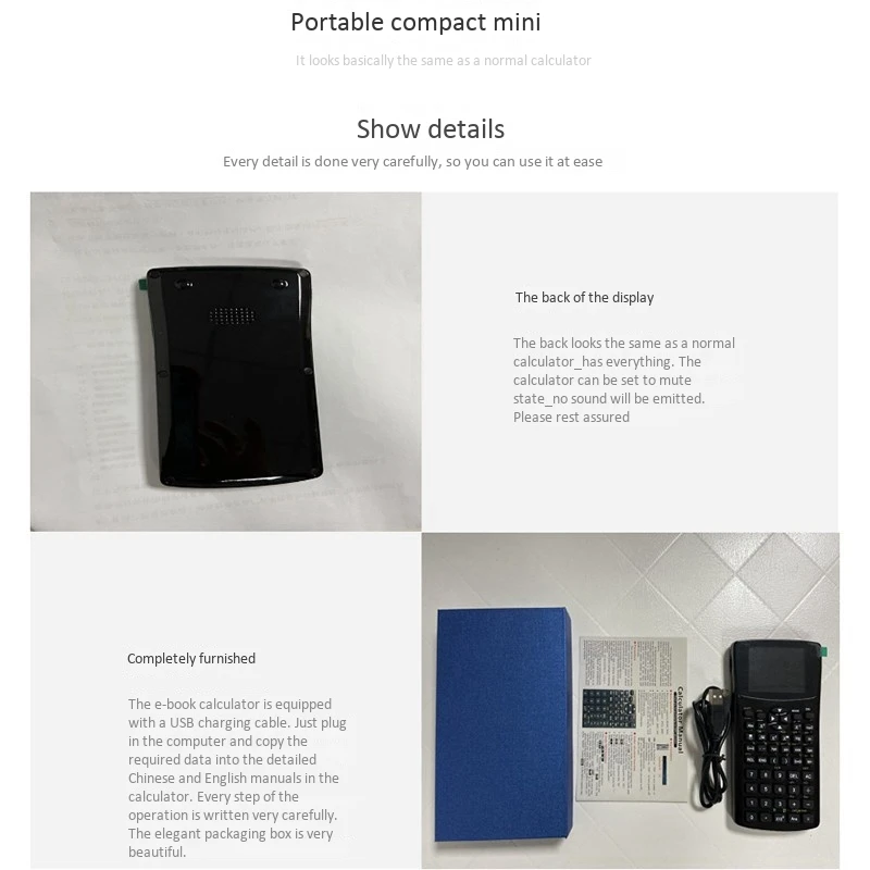 

Auxiliary Calculator Text Reading Memory Storage Auxiliary Engineering Accounting Financial Calculator