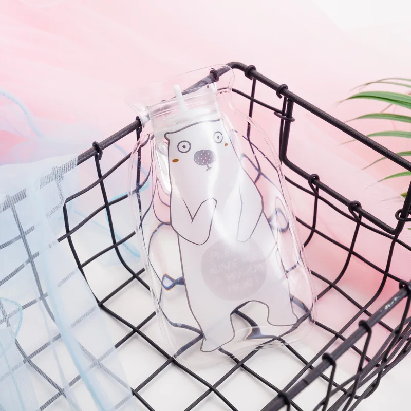 SnailHouse милые Мультяшные прозрачные грелка теплый живот бутылка с горячей водой