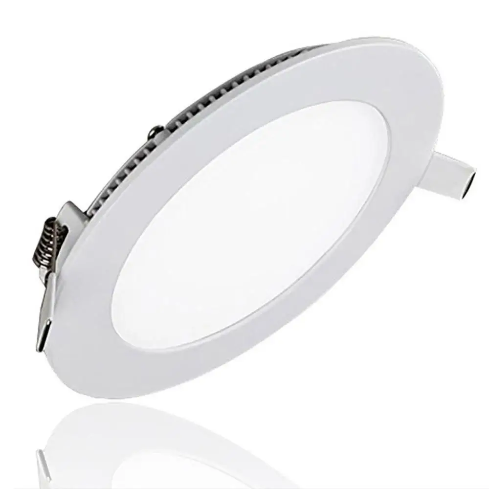 

[Clearance Sale ] LED Panel light 12W 18W Round Ultrathin SMD 2835 Power Driver Ceiling Panel Lights Cool Dimmable