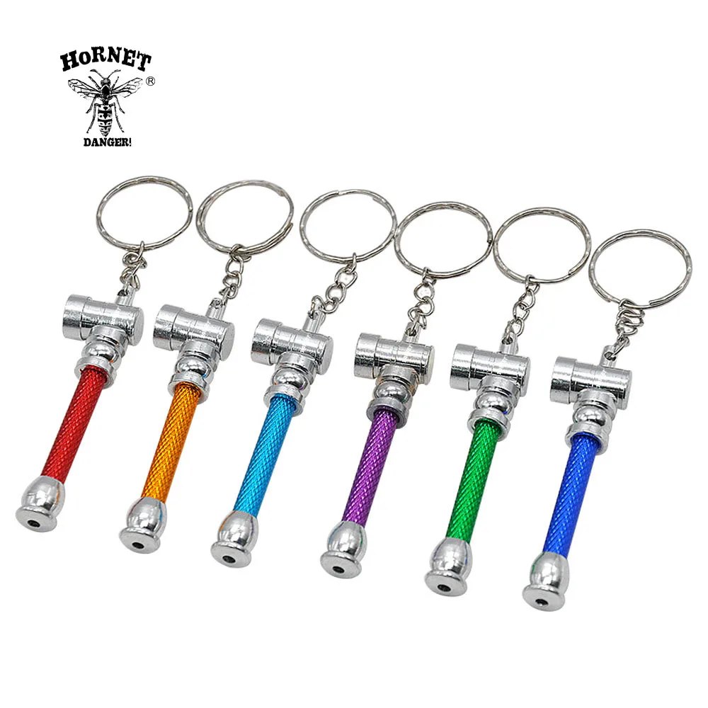 Богатая собака курительная трубка Мини милый брелок Алюминиевый металлический