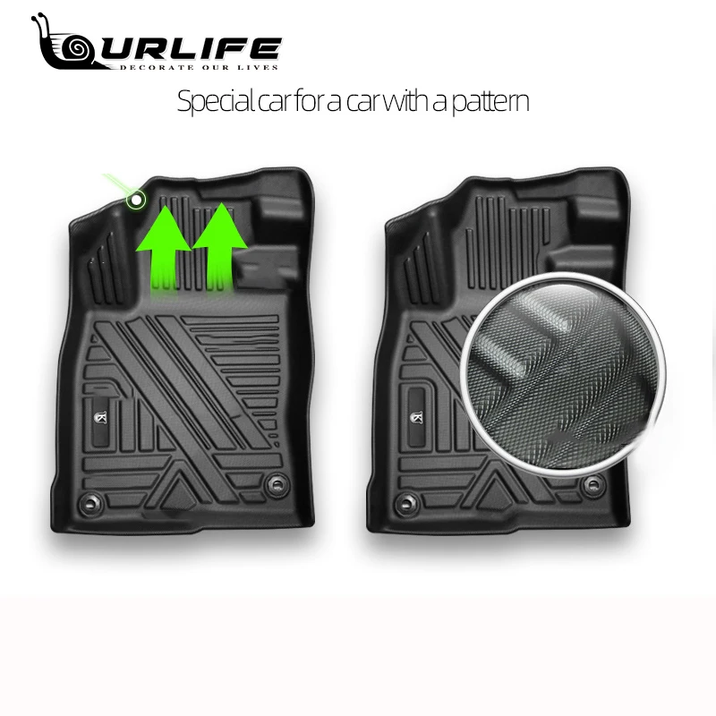 Автомобильный напольный коврик для 2011 2020 Dodge Ram 1500 La ram ie Longhor подходит любой погоды