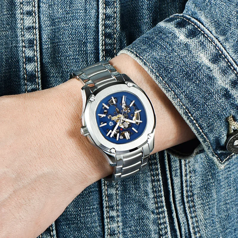 

Pagani design fashion watch machine gear core design men's top brand luxury men's mechanical skeleton watch relogios masculino