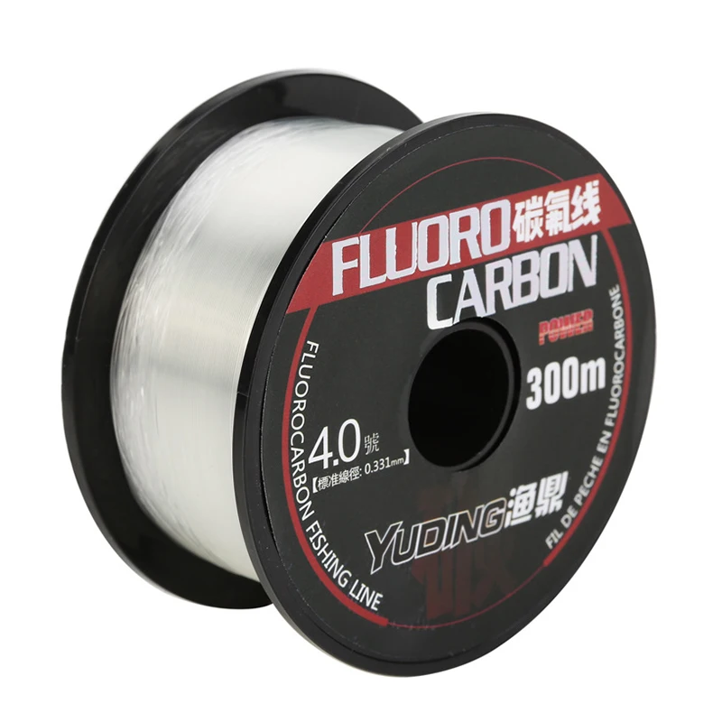 Фторуглеродная рыболовная леска плетеная многонитевая из флорокарбона шелковая