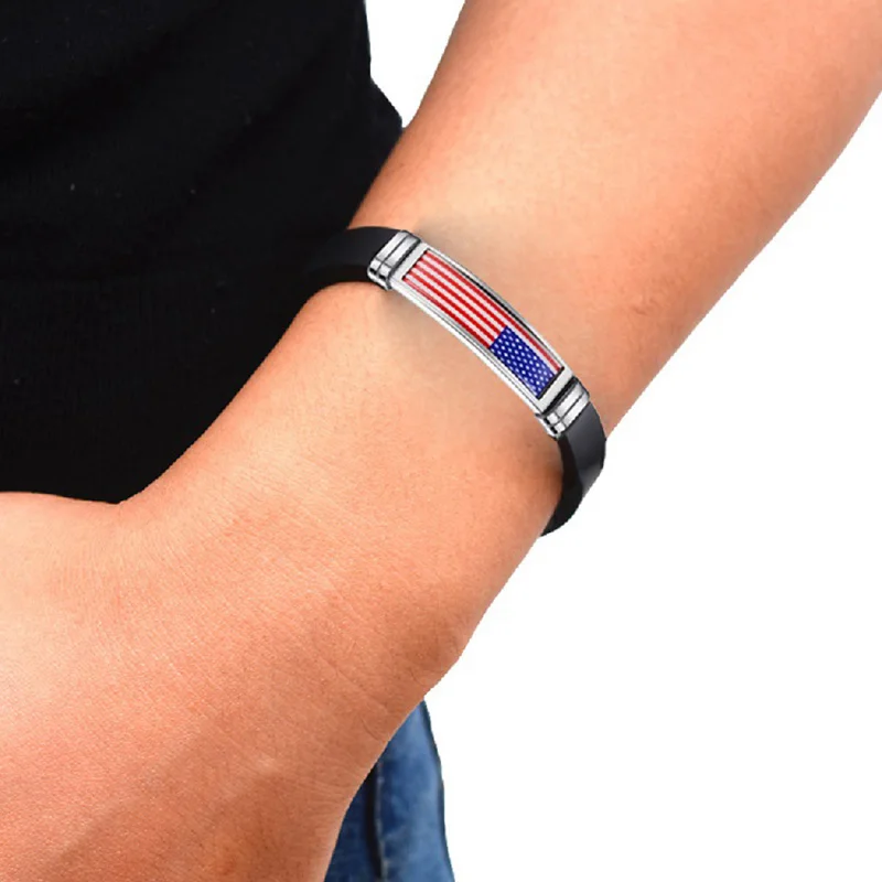 Браслет FIMAODZ с флагом Испании для мужчин и женщин браслеты из нержавеющей стали