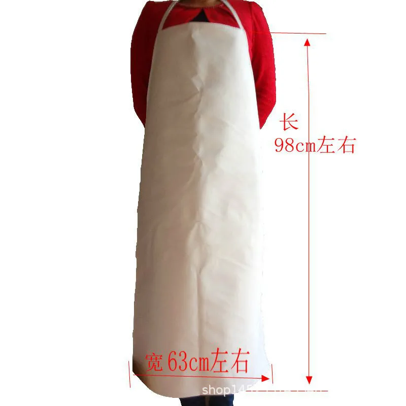 

Adult thickened PU leather apron kitchen apron