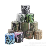 2pcs 4 5m multi functional camo tape self adhesive paintball airsoft rifle waterproof non slip hunting stealth adhesive plaster