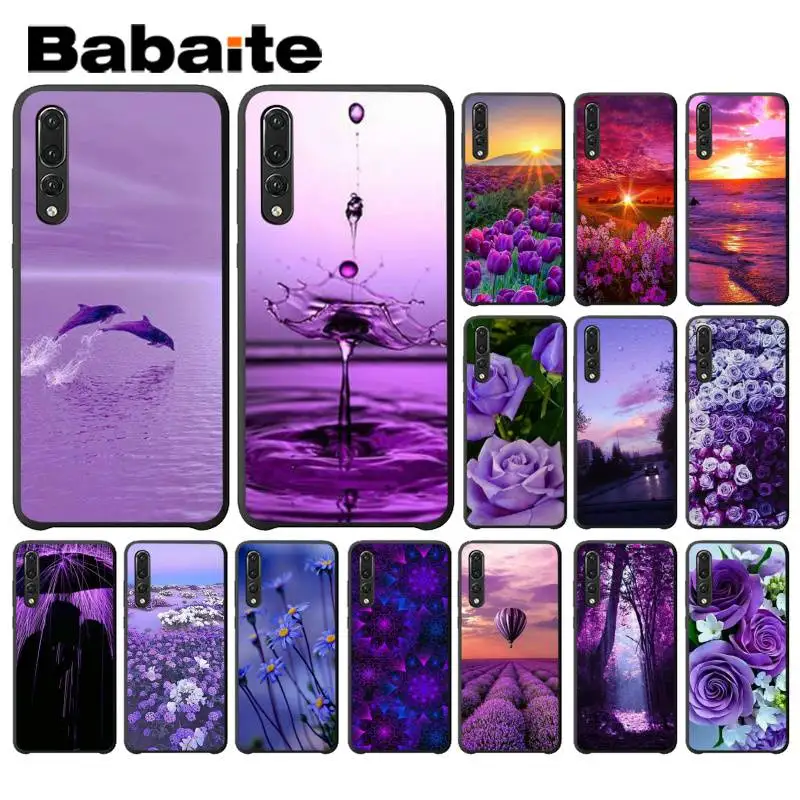 Фиолетовый чехол Babaite infinity on для телефона Huawei P9 P10Plus Mate9 10 Mate10 Lite P20 Pro Honor10 View10