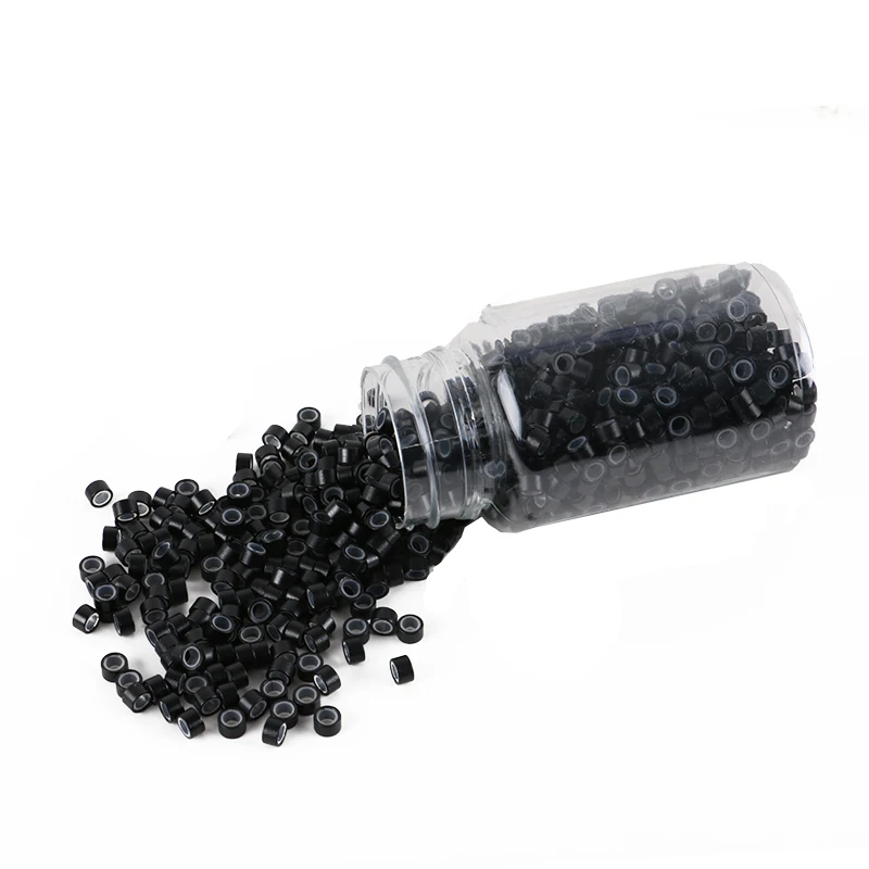 1000 шт. силиконовые микрокольца для наращивания волос 5 0 мм 8 цветов на выбор|micro