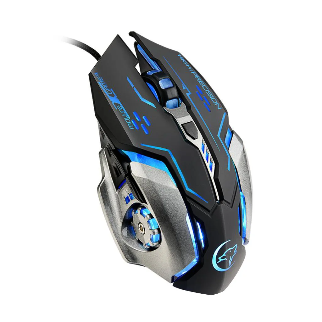 

ABS Plastic Wired Gaming Mouse Optical USB Gaming Mouse For Laptop (Black)