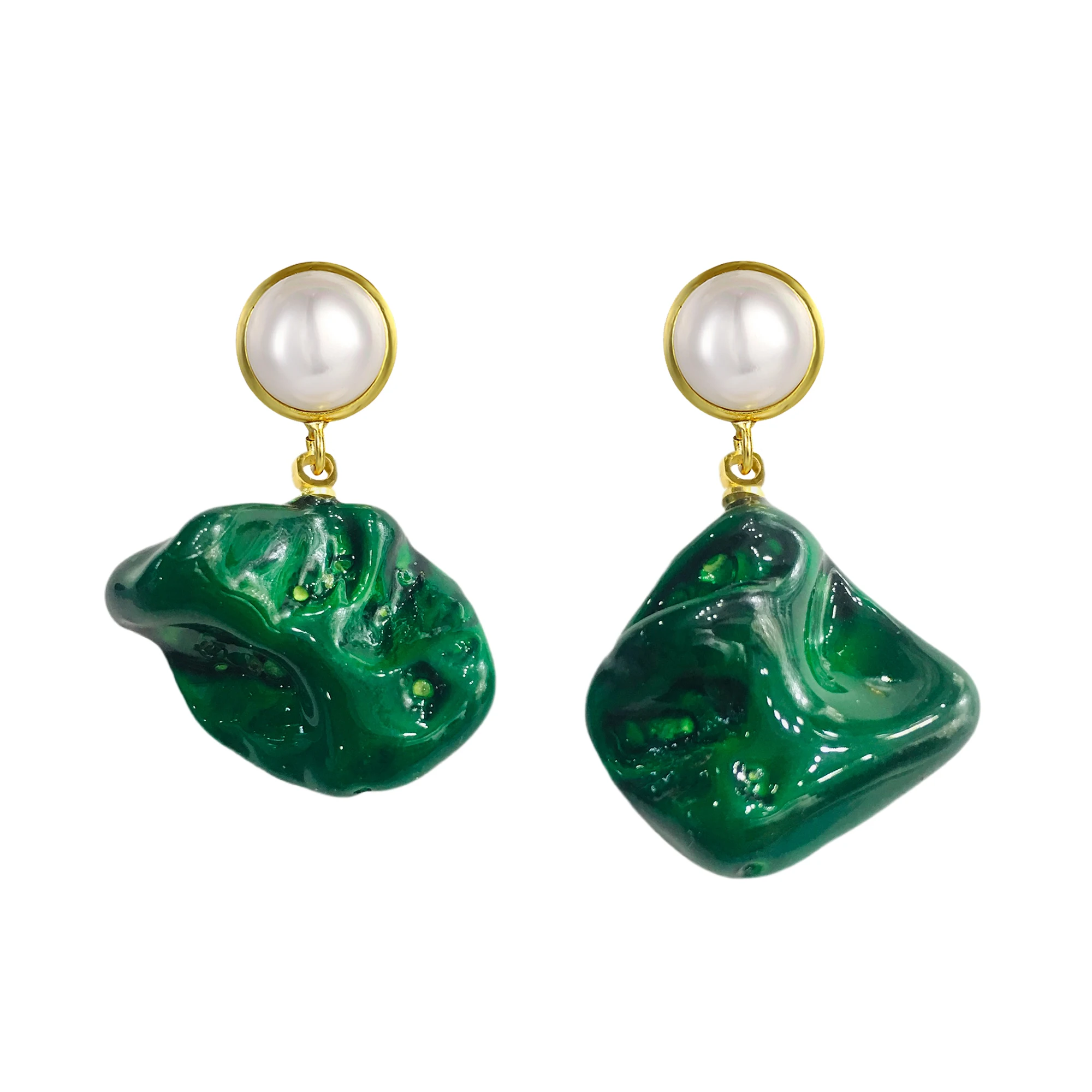 Женские нестандартные Серьги Подвески 9 цветов новинка 2020 простой золотистый