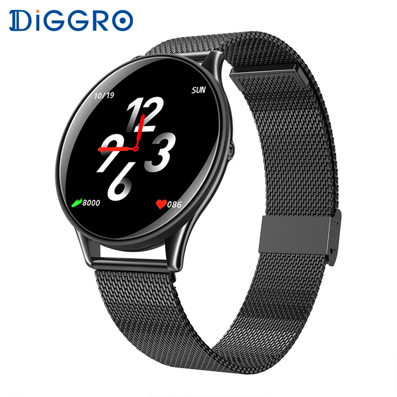 Diggro SN58 Смарт часы водонепроницаемый сердечный ритм кровяное давление сенсорный экран Bluetooth Smartwatch Браслет для Android IOS PK Q8