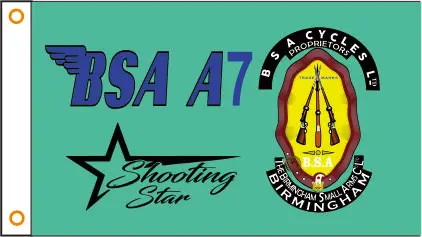 

Автомобильный флаг Bsa Banner 3 фута x 5 футов 100% полиэстер