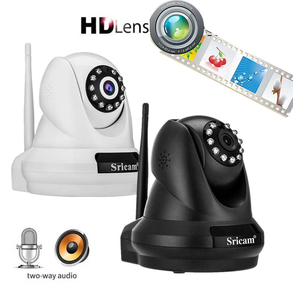 Sricam SP018 1080P HD 2.0MP ip камера для помещений безопасности CCTV Wifi мини умный дом 360 ° обзор