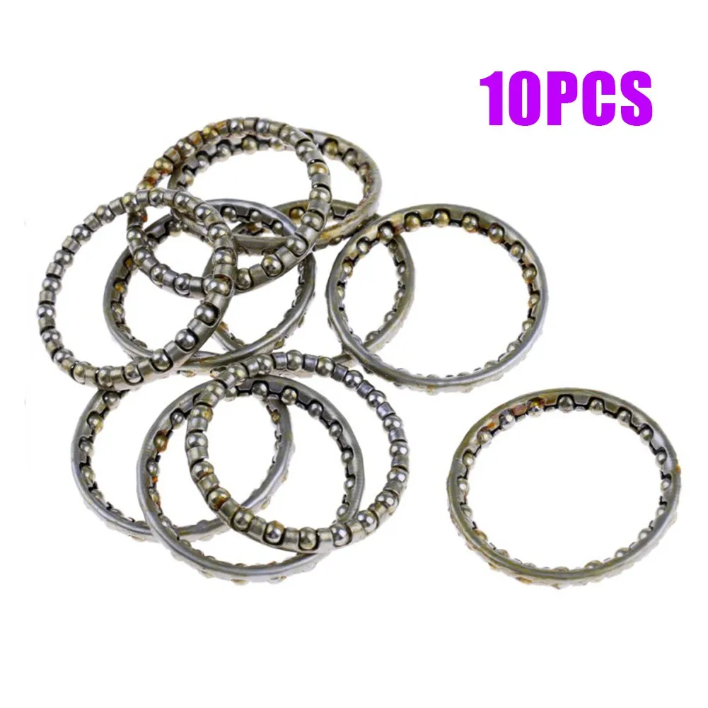 

10Pcs/Lot Bicycle Headset Bearing 20 Steel Balls Bowl Group Set MTB Bike Front Fork Rear Pearl Retainers Cycling Headset Bearing