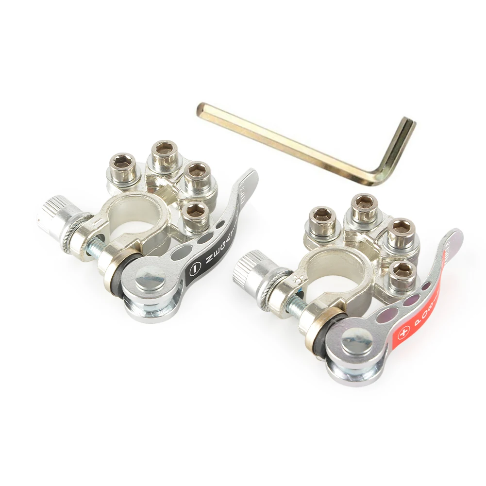 

1 Pair Toolless Quick Disconnect Battery Main Cable Post Terminal Connector Battery Connectors Boat Race Car UTV Tractor Truck