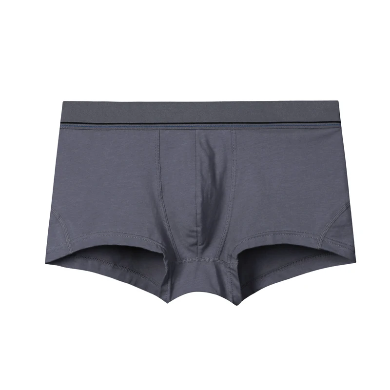 4pcs/set Soft Cotton Boxers NXY Men's Panties Stretch Underwear Solid U-convex Underpants Breathable Boxershorts Spring Summer