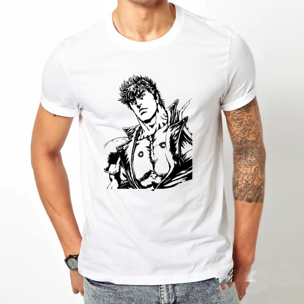 

Fashion Kenshiro Hokuto Graphic T-Shirt Funny Tops