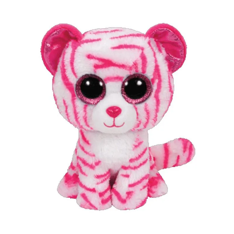 Плюшевая игрушка Ty большая шапочка глаза мягкие хлопковые игрушки тигр свинка