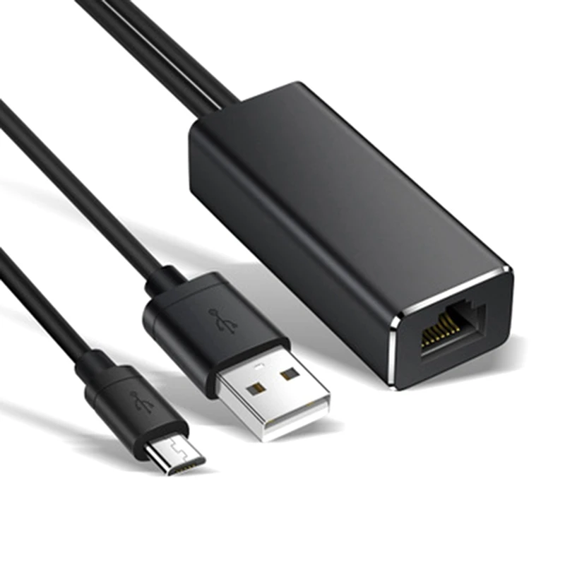 Адаптер Micro USB для Ethernet RJ45 декор игр домашний телевизор ТВ приставки 480 Мбит/с