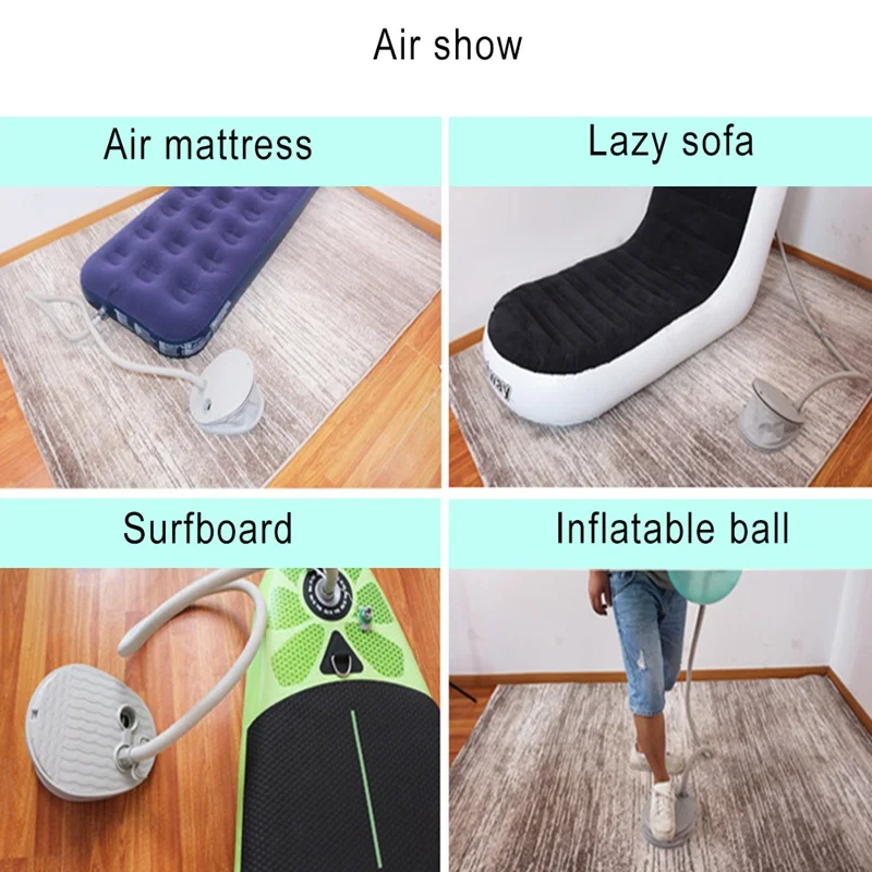 

Air Foot Pump Boat Kayak Raft Outdoor Entertainment Accessories for Inflatable High Portable Toy and Balloons Camping