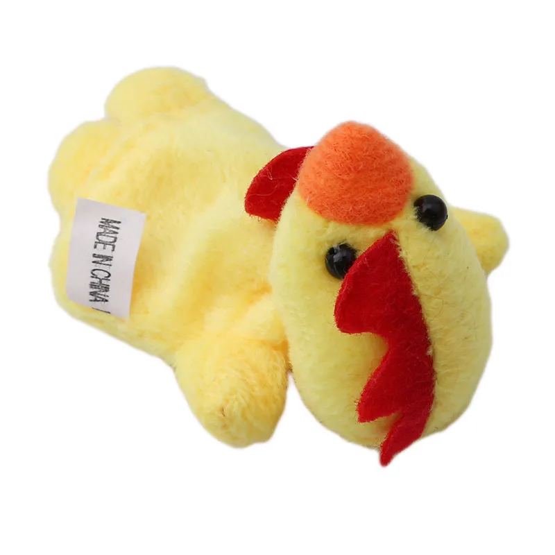 

12Pcs/Set Cute Cartoon Animal Finger Puppet Plush Toys Child Baby Favor Dolls Boys Girls Finger Puppets