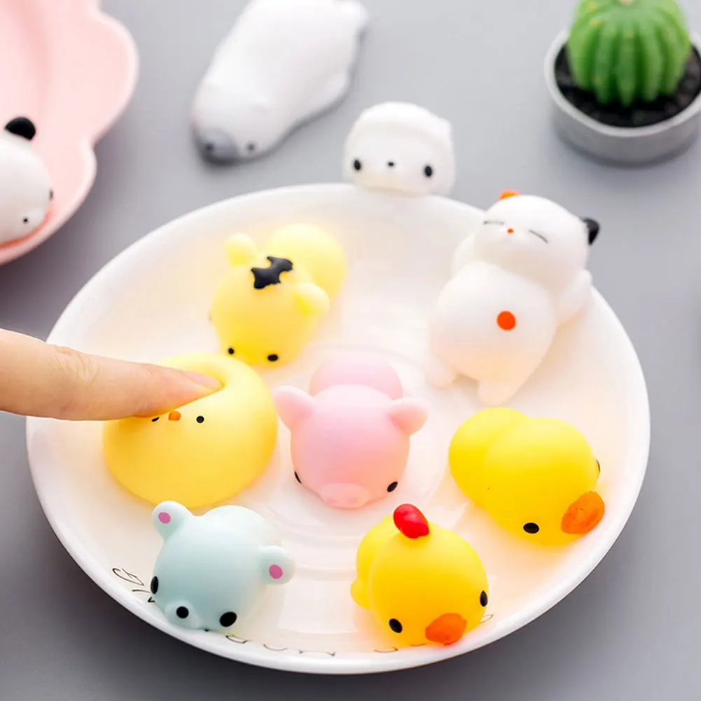 Kawaii животные мочи сжимаемые игрушки милые мини мягкие в форме животных Свинья