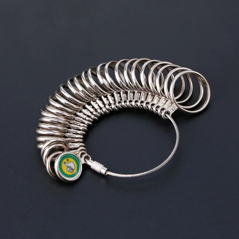 

Easy To Use 0-13 Finger Ring Metal Sizer Gauge Measure Jewelry Size Tools New