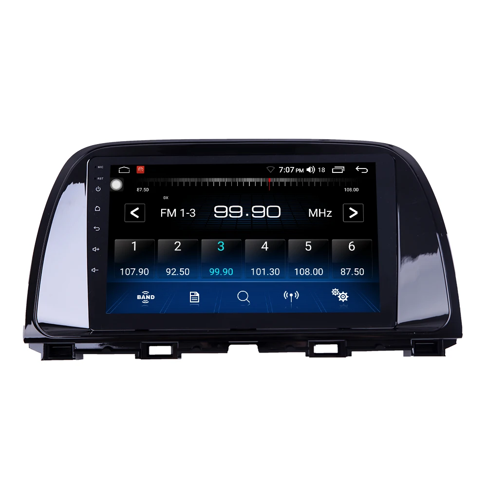 Octa Core 1024*600 Android 10 0 автомобильный DVD GPS навигатор плеер Deckless стерео для Mazda CX5 2012 2019