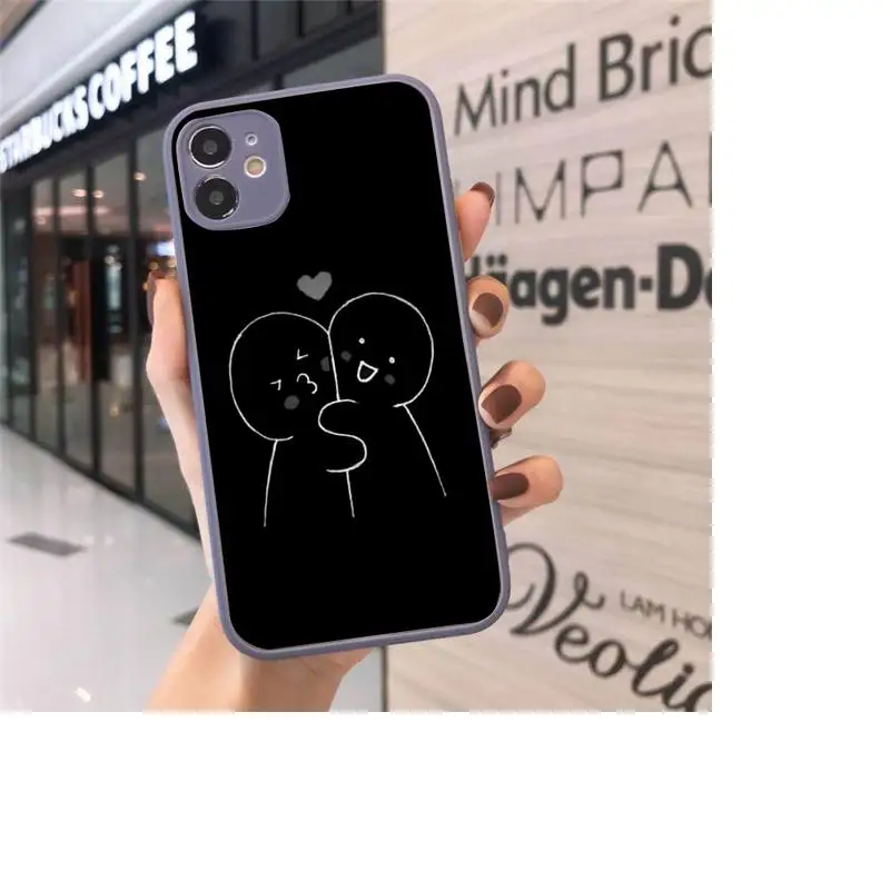 

Always And Forever Best Friends Phone Case matte transparent For gray iPhone 7 8 x xs xr 11 12 pro plus max mini Funda Clear