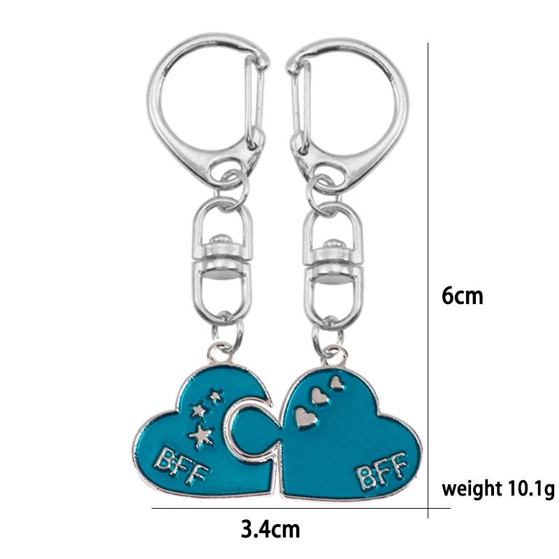 

The 2020 New Fashion Best Friend Keychain Is Engraved With BFF Letters Men And Women Classmate Friendship Pendant Key Chain