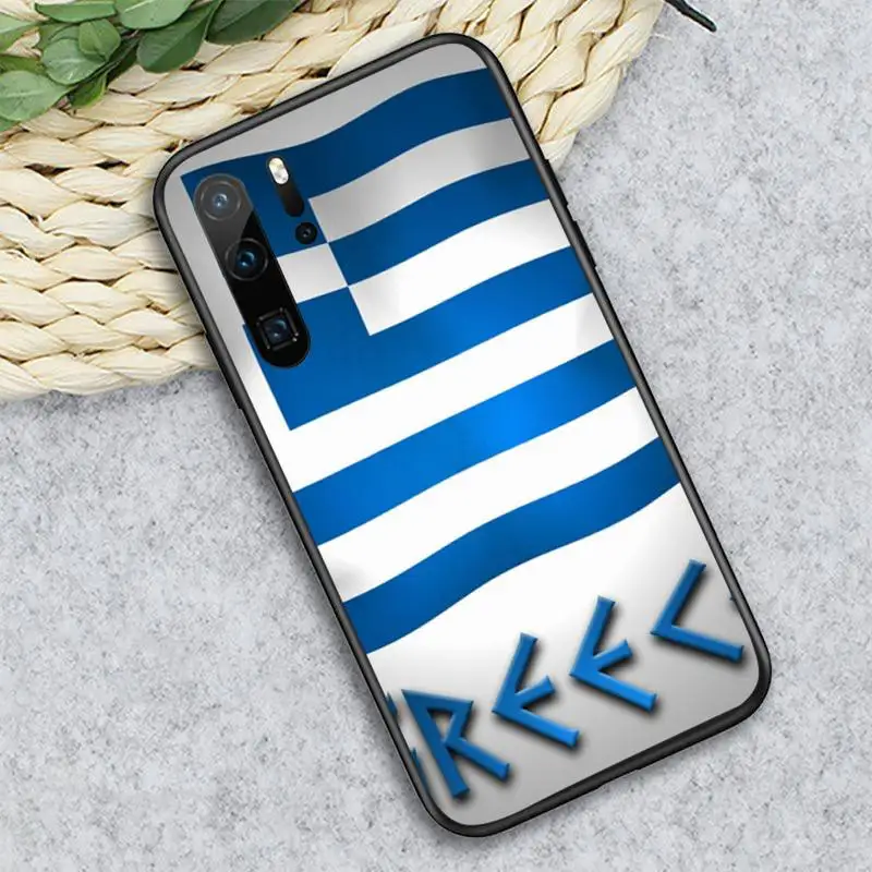 

Greece Greek National Flags luxury design Phone Case For Huawei honor Mate P 10 20 30 40 i 9 8 pro x Lite smart 2019 nova 5t