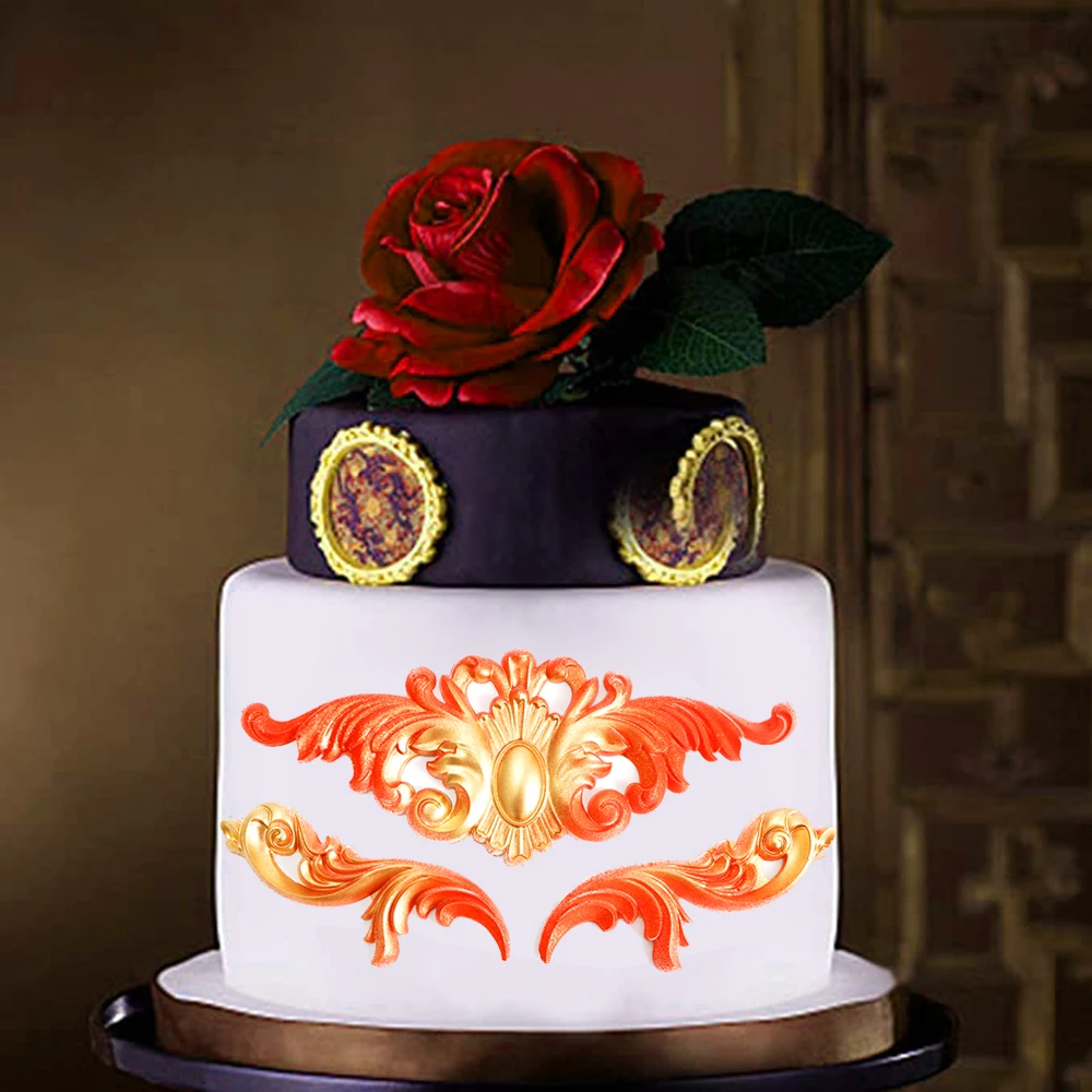 

Angel Wings 3D Silicone Molds DIY Fondant Chocolate cake decoration Tool Flower shaped Dessert Bakeware Pastry Mould