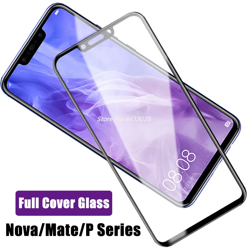 

Full Protective Tempered Glass for Huawei P30 P20 Pro Mate 20 Lite PSmart P Smart Plus 2019 9H Safety Screen Protector Film