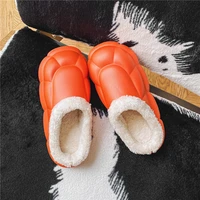 men home slippers winterwarm shoes fashion indoor plush men slippers thick platform couples non slip floor house slides 2021