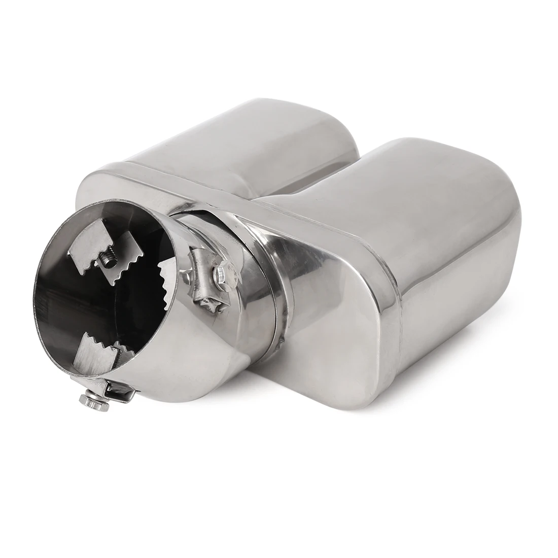 X Autohaux Нержавеющая Сталь автомобильный двойной настенный наконечник выхлопной