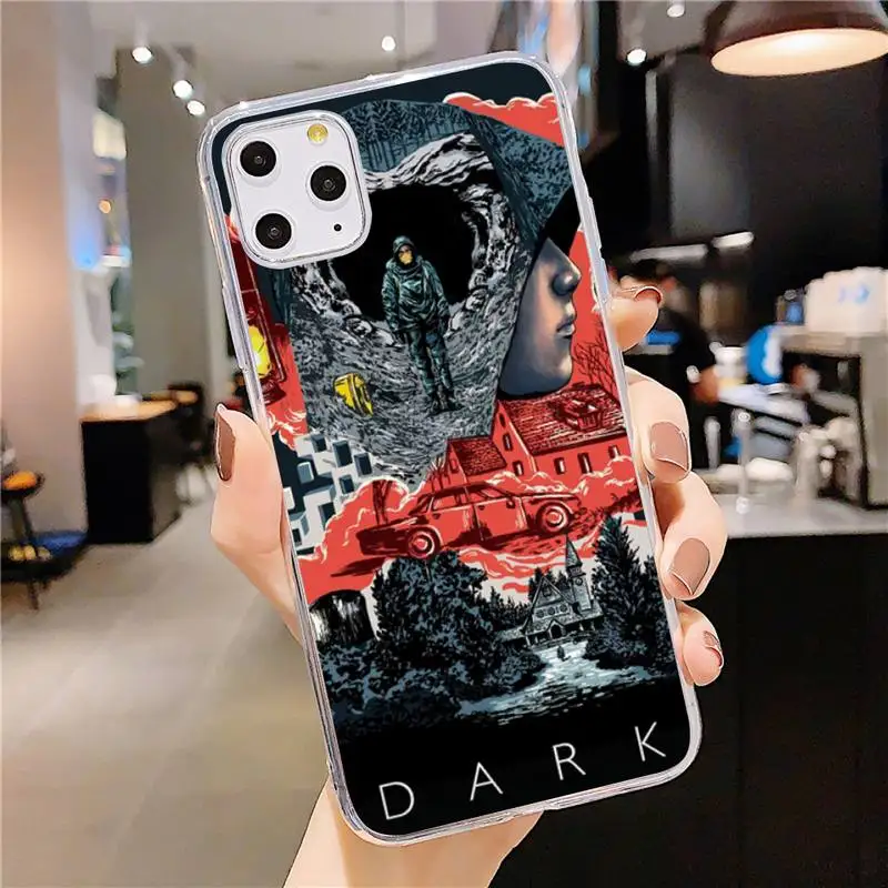 

Best Sellers netflix Dark protective Phone Case Transparent soft For iphone 5 5s 5c se 6 6s 7 8 11 12 plus mini x xs xr pro max