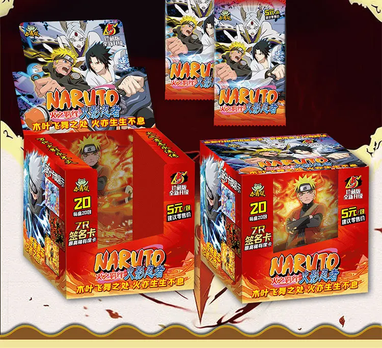 Открытки Наруто огонь Otsuki Kaguya Uzumaki шесть бессмертных Sasuke Kakashi SSR TR коллекционные