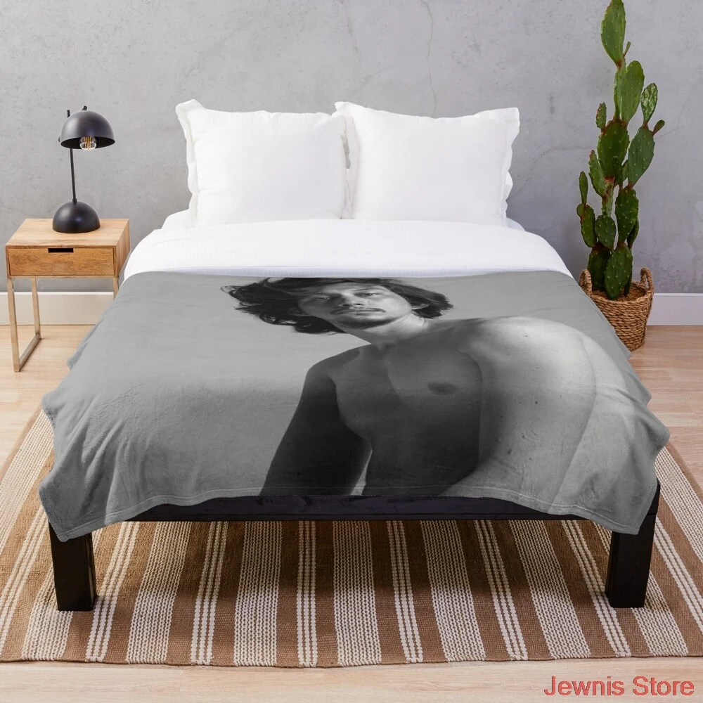 

Adam Driver Blanket Print on Demand Decorative Sherpa Blankets for Sofa bed Gift