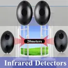 Автоматизированный фотоэлемент с инфракрасным датчикомраздвижнымигаражными воротамидверными безопасными инфракрасными фотоэлементами, 2 шт. * 20 м