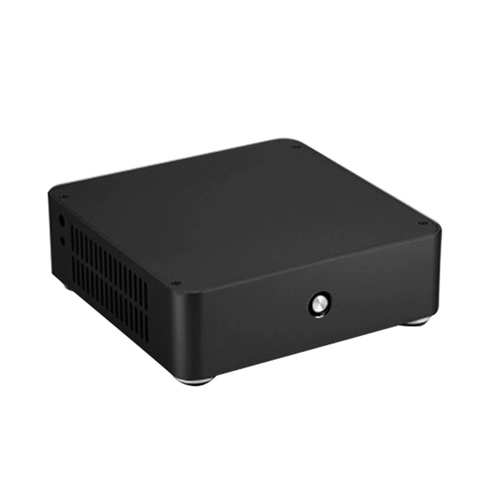 

E-H60 Horizontal HTPC Chassis Gaming Aluminum Alloy Office Home Computer Case Mini ITX Without Power Supply Audio Slim Durable
