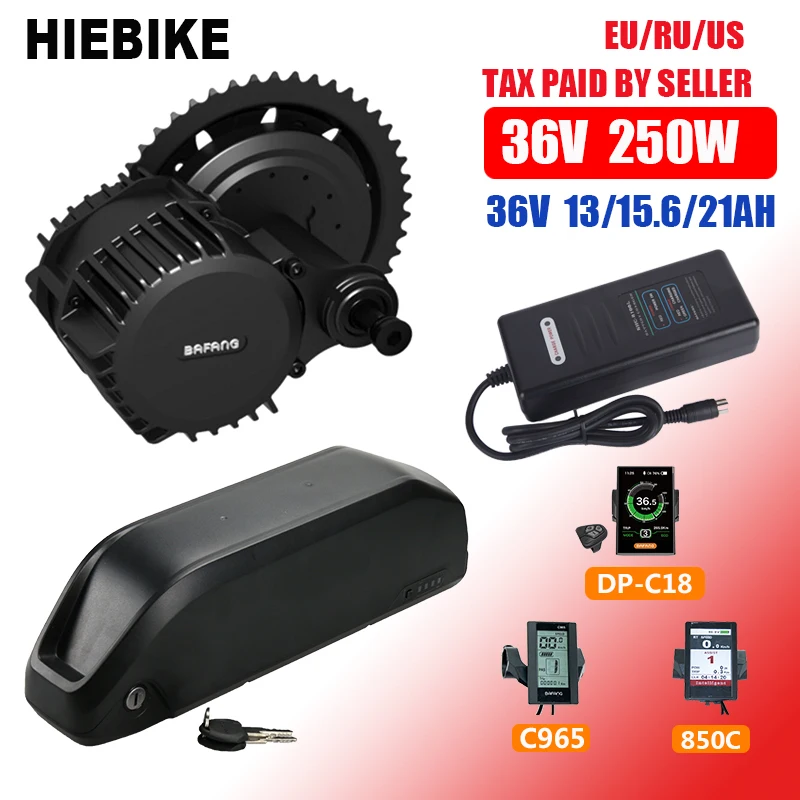 Bafang 36В мотор 250W BBS01 8FUN Электрический велосипед набор для электровелосипеда Conversion