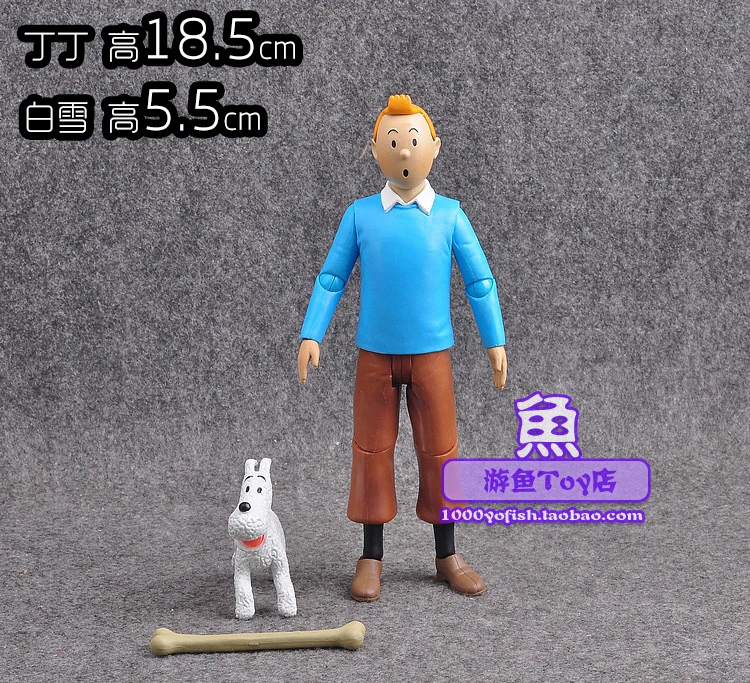Herge комикс анимация Приключения Тинтин Милоу Снежная модель экшн Фигурки