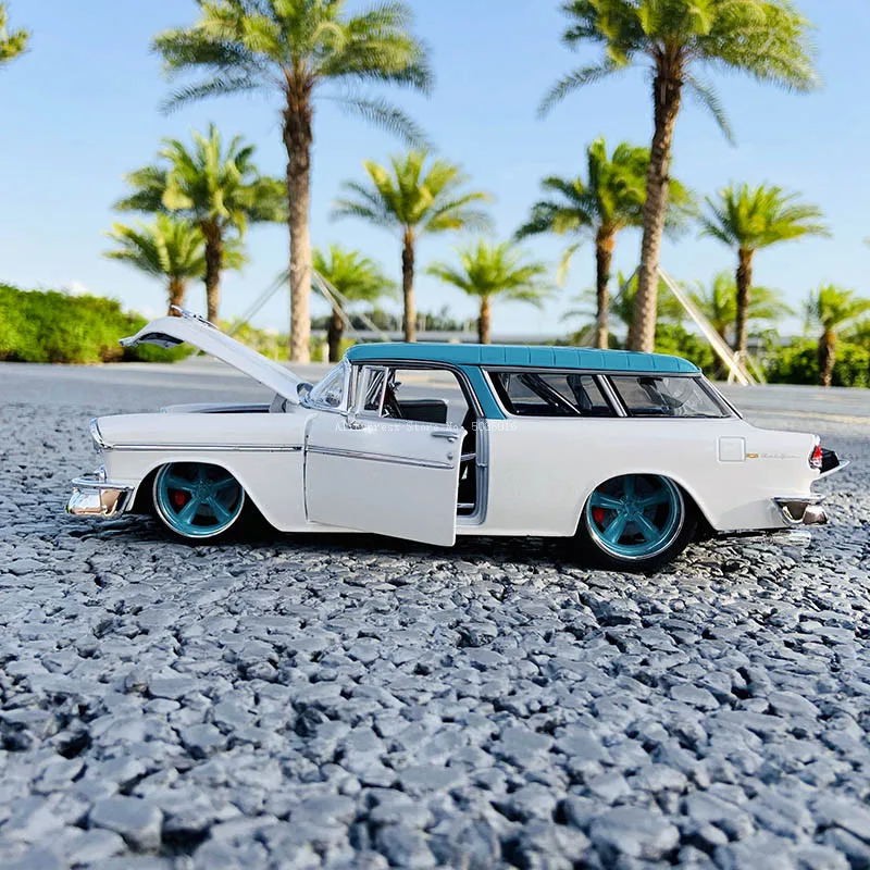 Винтажная классическая модель автомобиля Maisto 1:18 1955 Chevrolet NOMAD из сплава в стиле