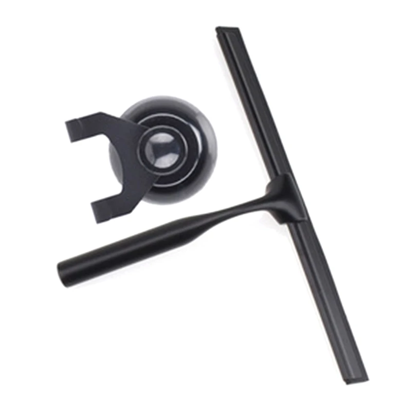 

Stainless Steel Shower Squeegee Window Wiper Cleaner with Suction Hook Bathroom 87HA