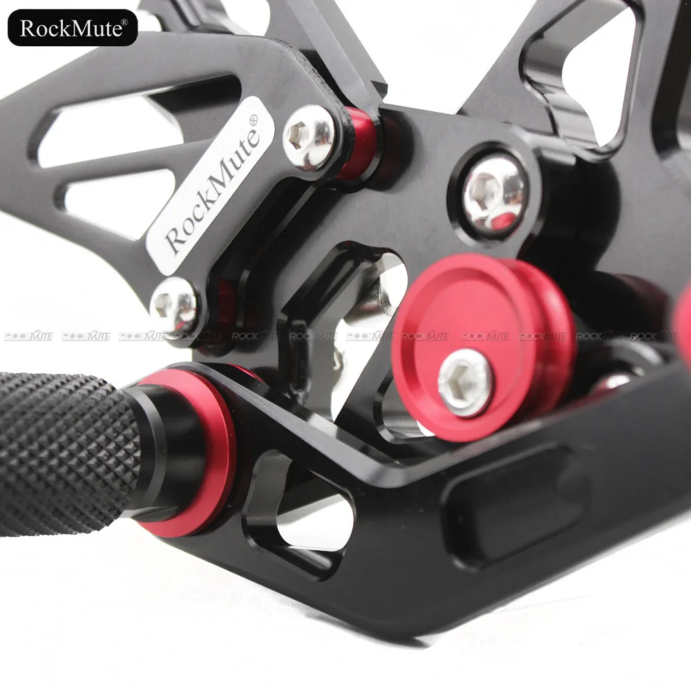 

For HONDA CBR1000RR 2004 2005 2006 2007 Aluminum CNC Motorcycle Adjustable Foot Peg Set Pedal Footrest Rear Set