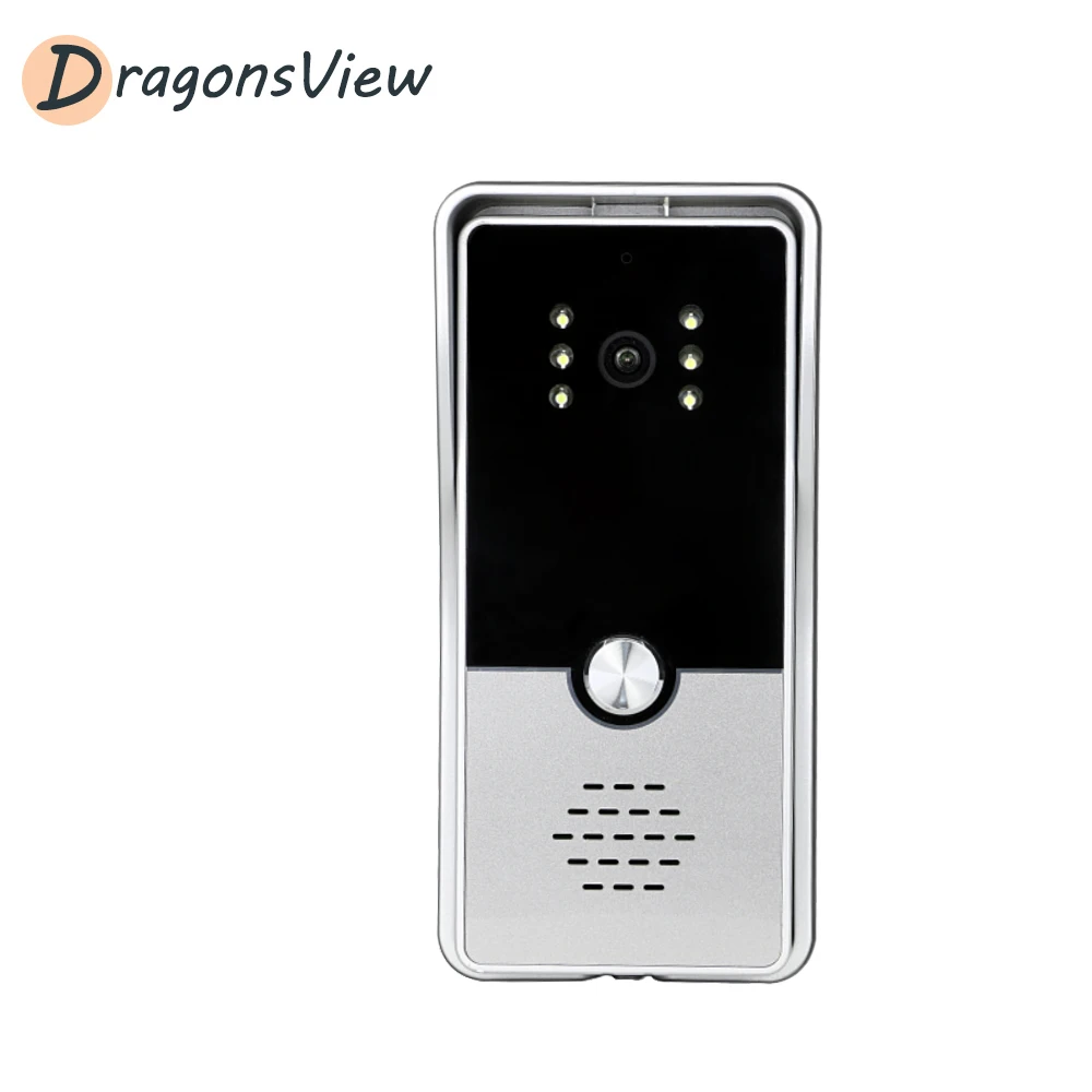 

DragonsView 7 Inch Video Intercom Video Door Phone Doorbell Intercom Wired System Waterproof Night Vision Unlock Support Lock