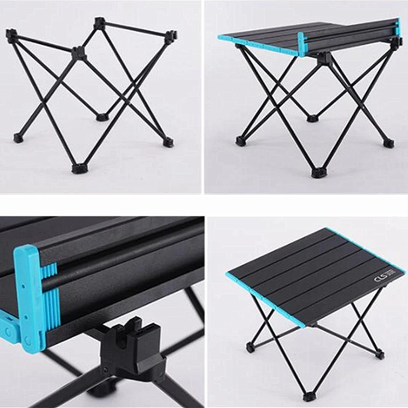 

Portable Outdoor Mini Folding Table Aluminum Alloy Collapsible Desk for Barbecue Camping Mountaineering