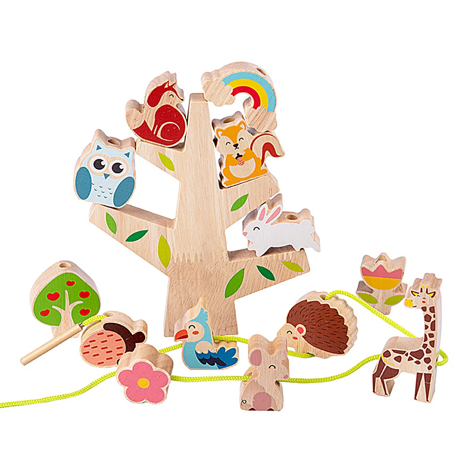 

Деревянная игрушка для укладки, подарки для обучения моторике, детский домик для малышей, игра для детского сада, вечеринки, балансировка, р...