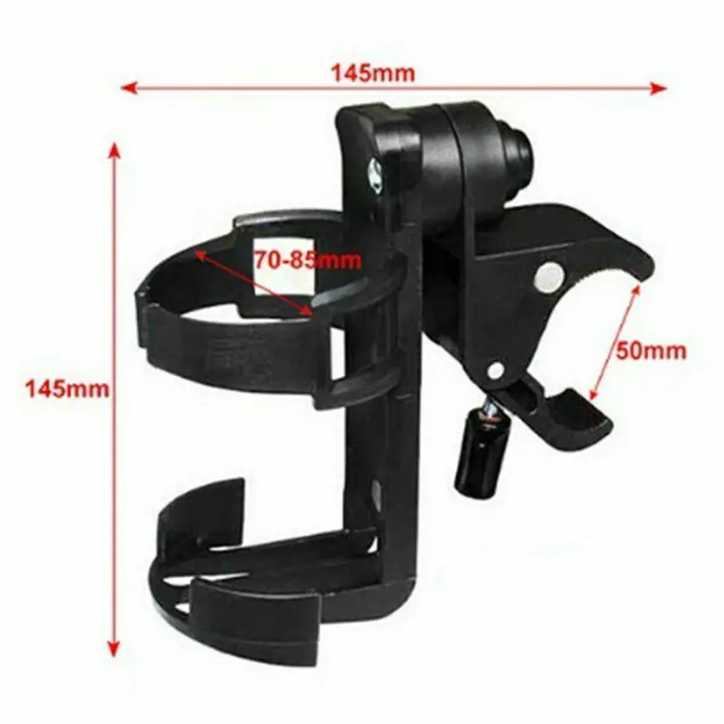 C2-Stroller Botol Rak Sepeda Rak Botol Swivel Bracket Stroller Aksesoris Kereta Dorong Bayi Keranjang Rak Cangkir